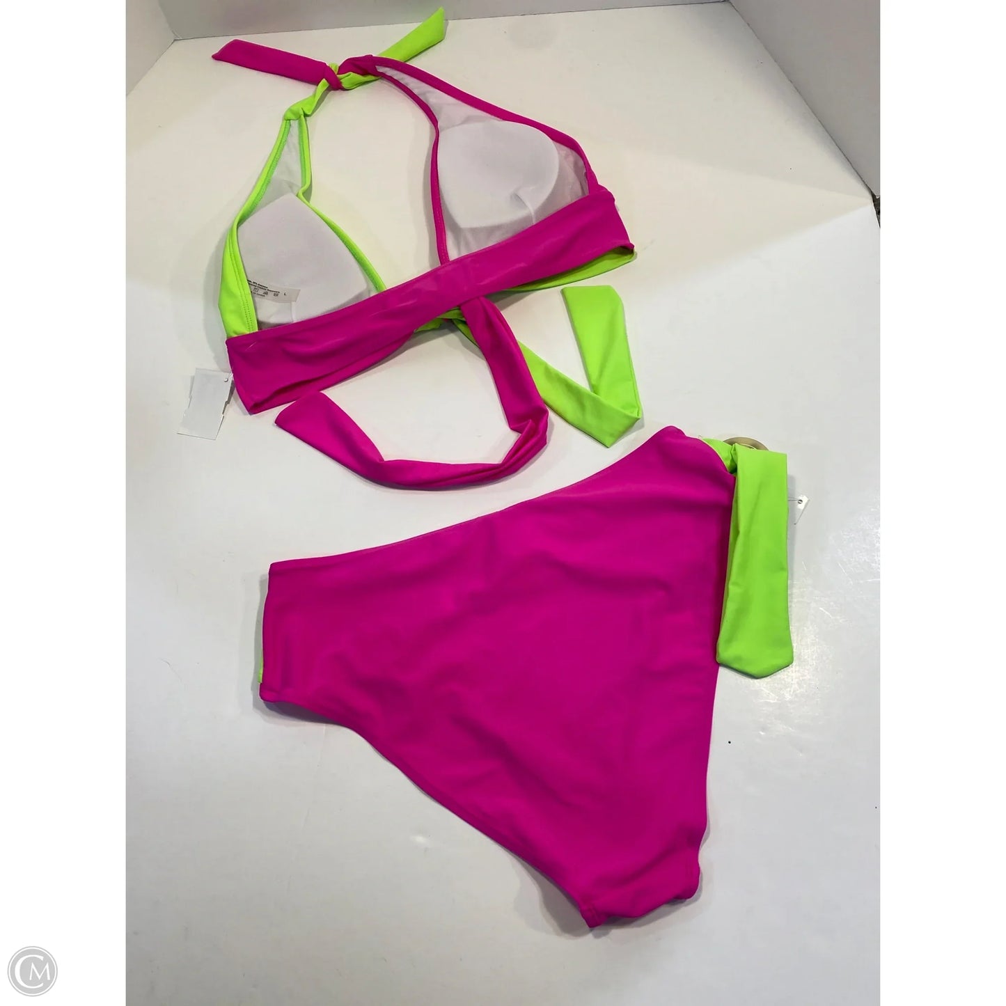 Swimsuit 2pc By Clothes Mentor In Pink, Size: L