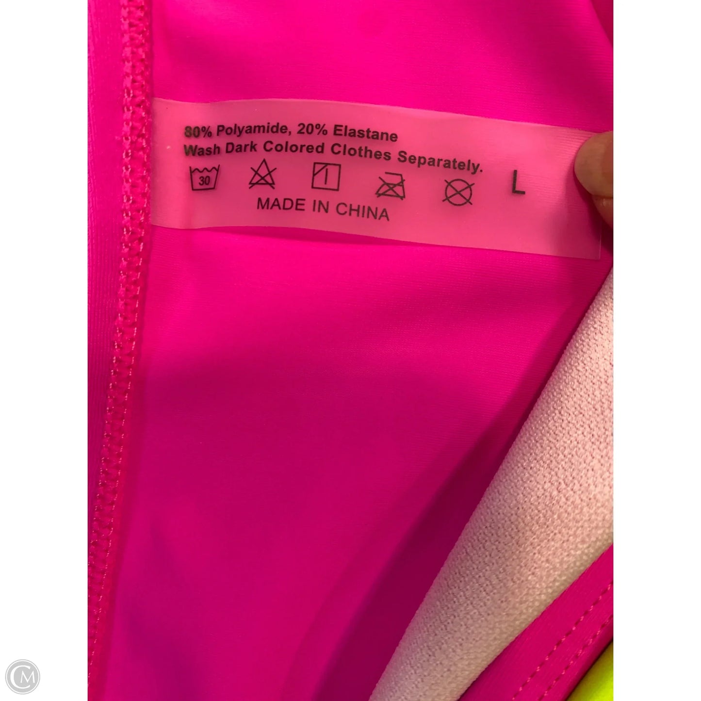 Swimsuit 2pc By Clothes Mentor In Pink, Size: L