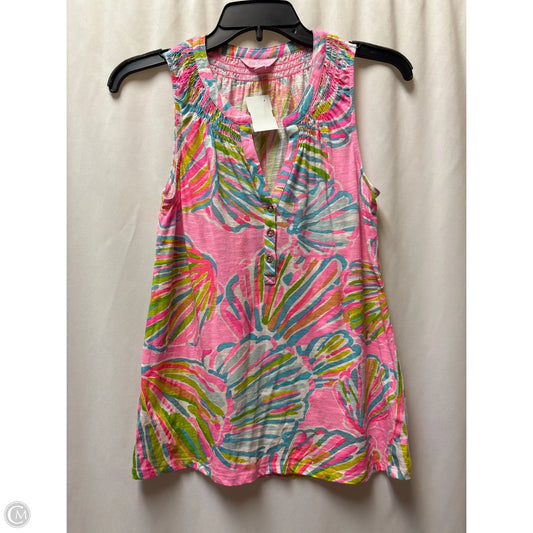 Tank Top Designer By Lilly Pulitzer In Pink, Size: Xs