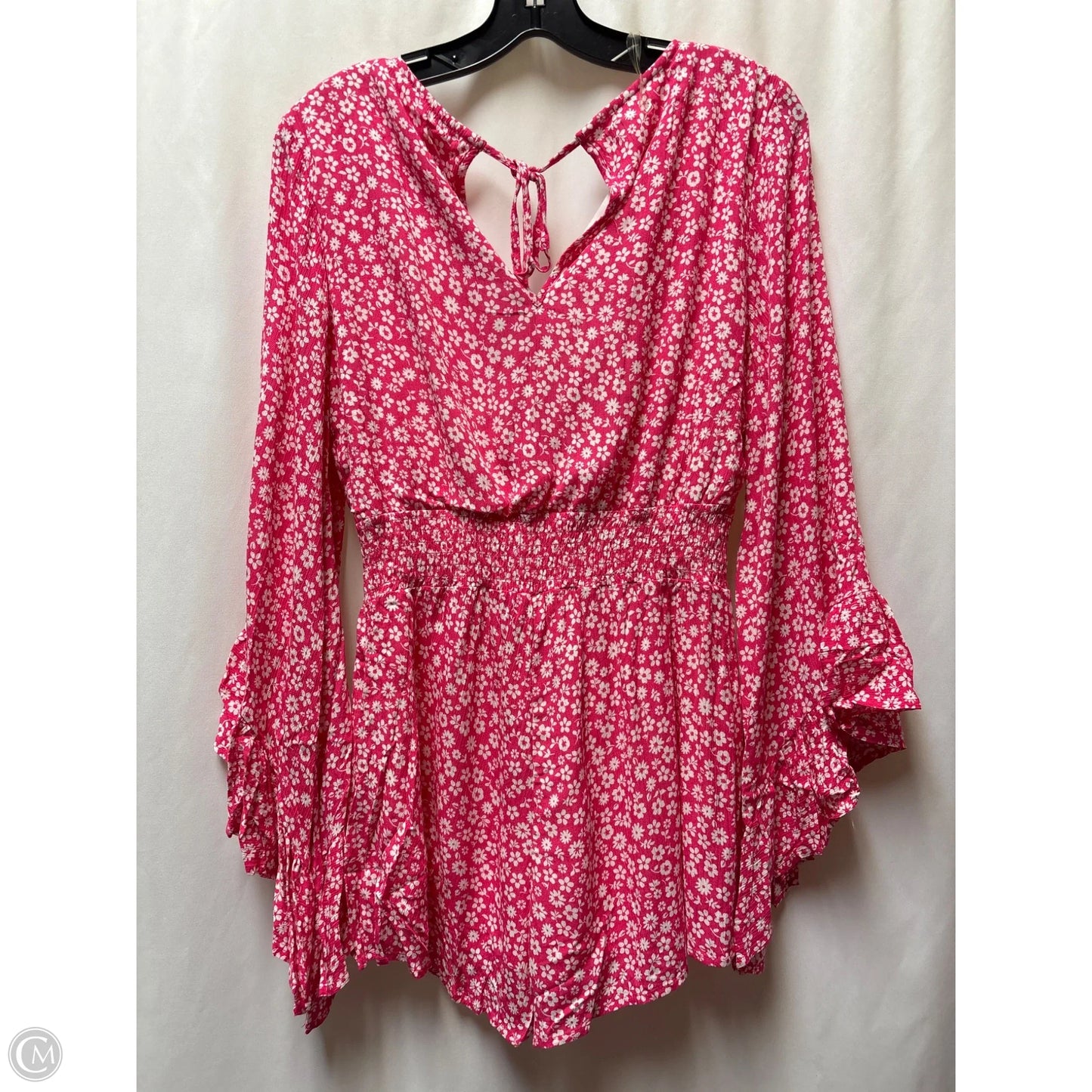 Romper By Pink Lily In Pink, Size: S