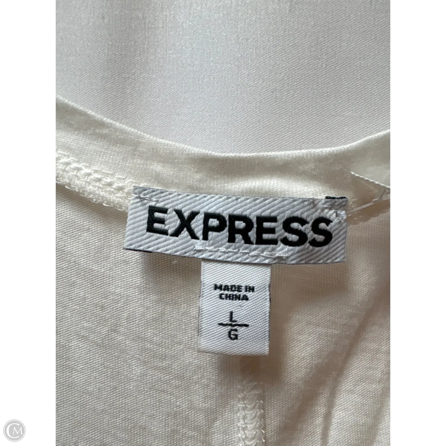 Tank Top By Express In Gold, Size: L