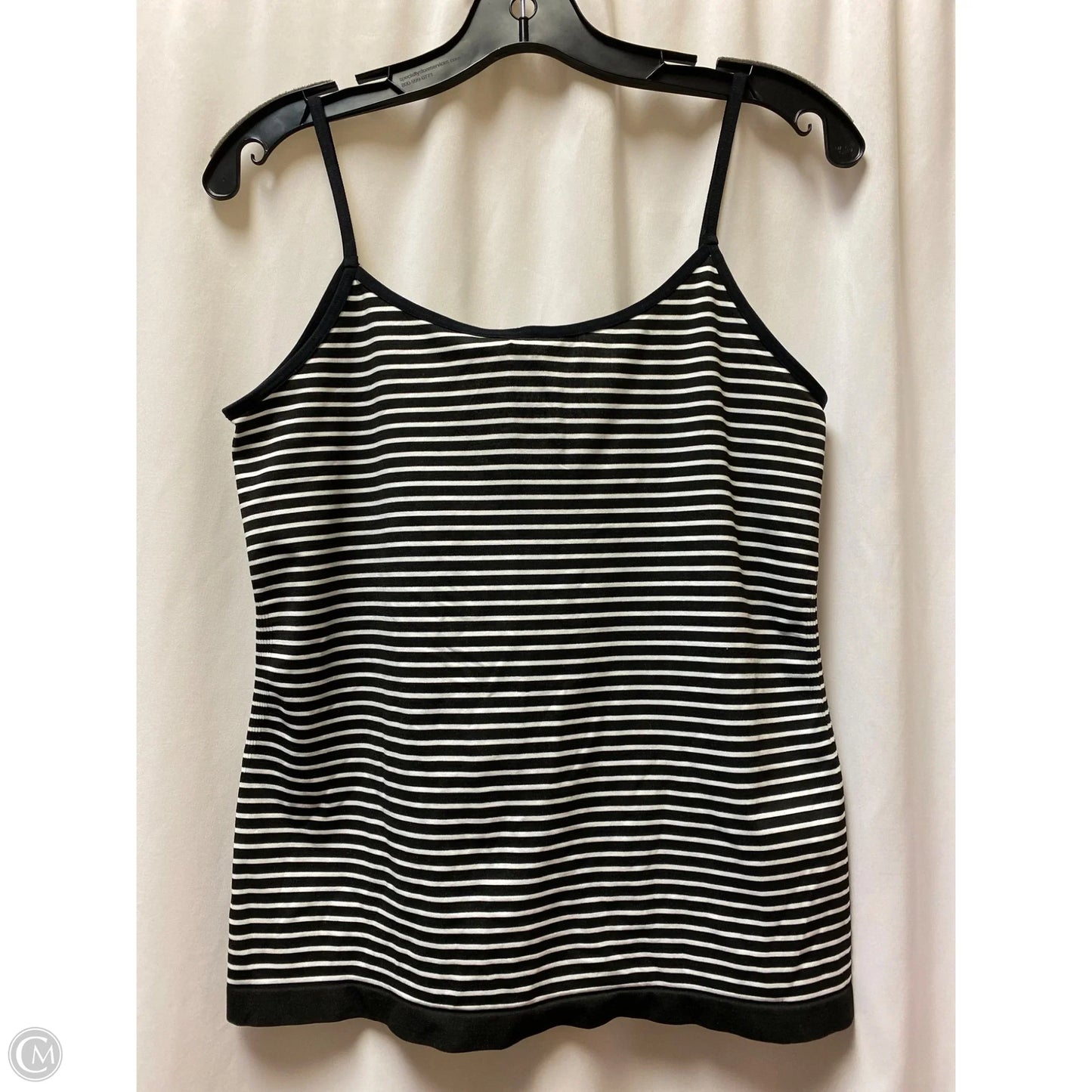 Tank Top By Worthington In Black & White, Size: L