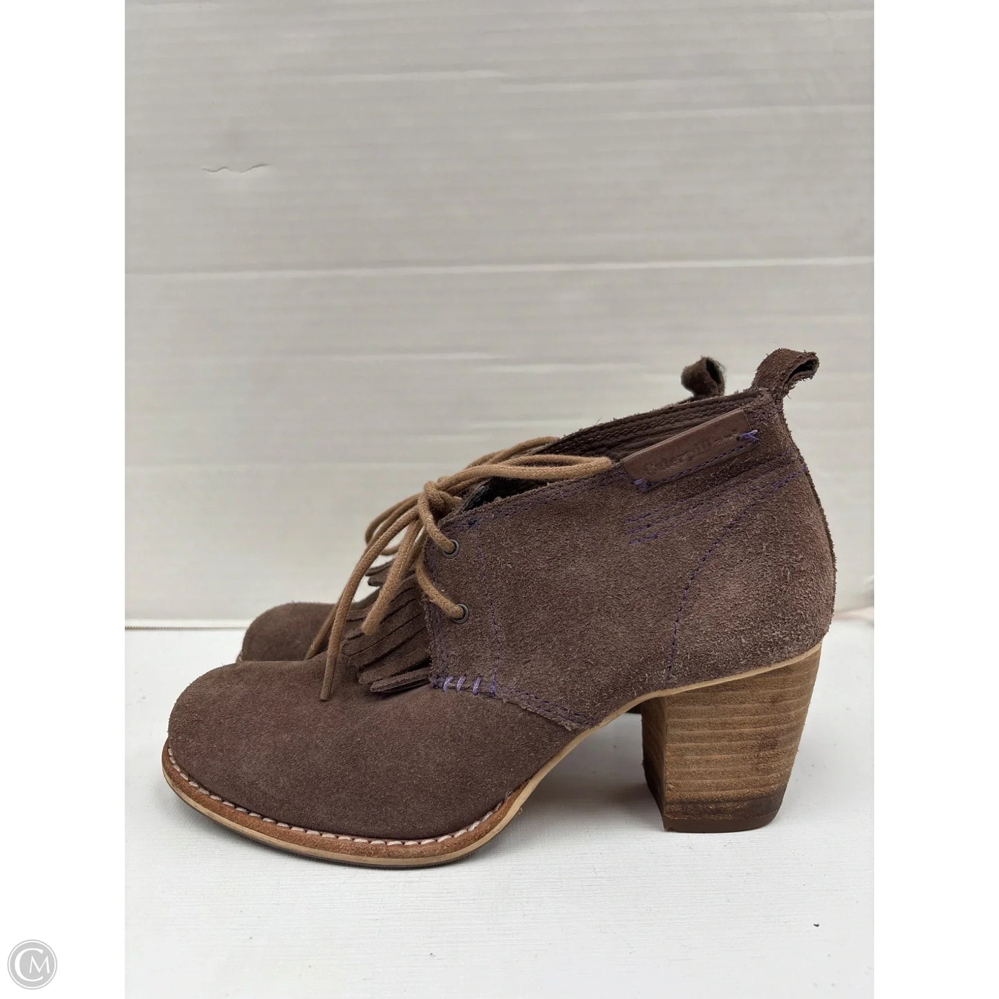 Shoes Heels Block By Clothes Mentor In Taupe, Size: 7