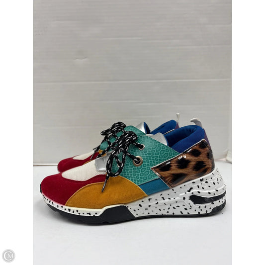 Shoes Athletic By Yoki In Multi-colored, Size: 10