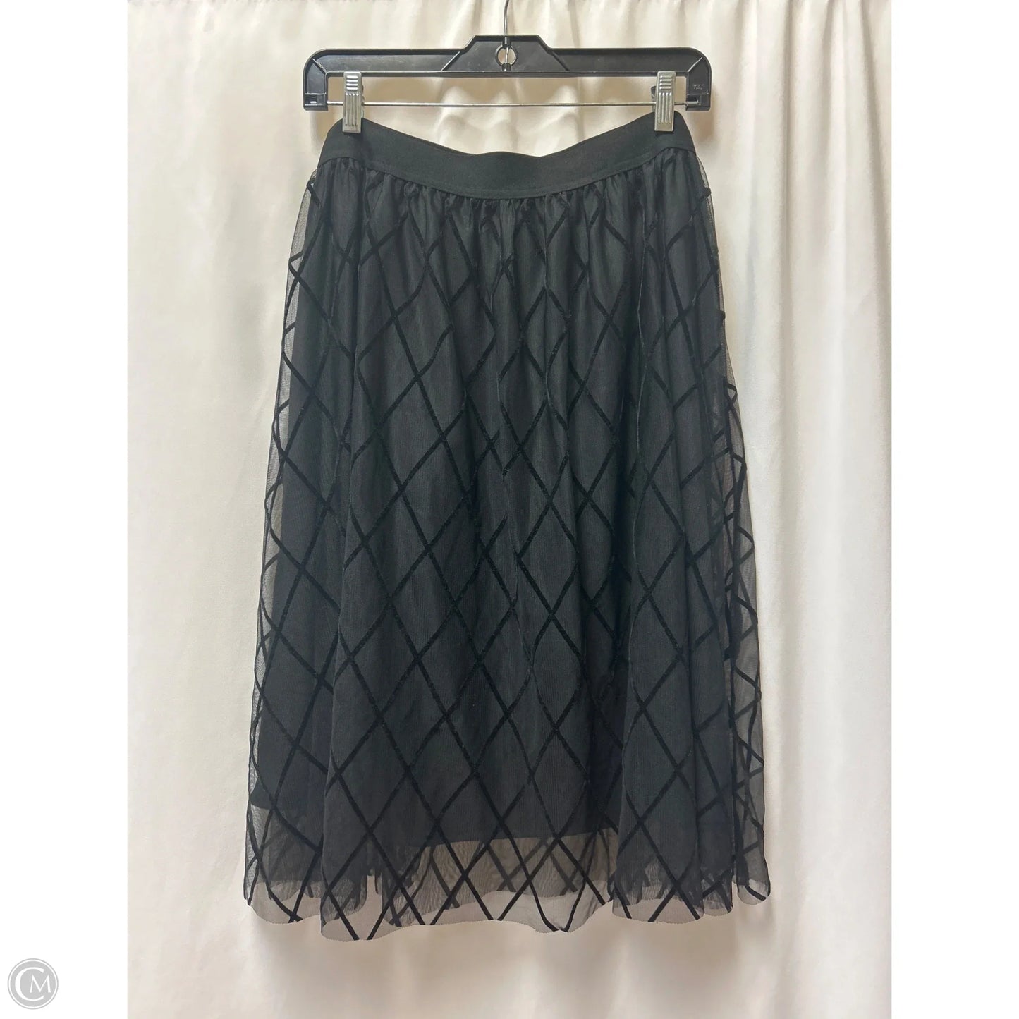 Skirt Midi By Cato In Black, Size: L