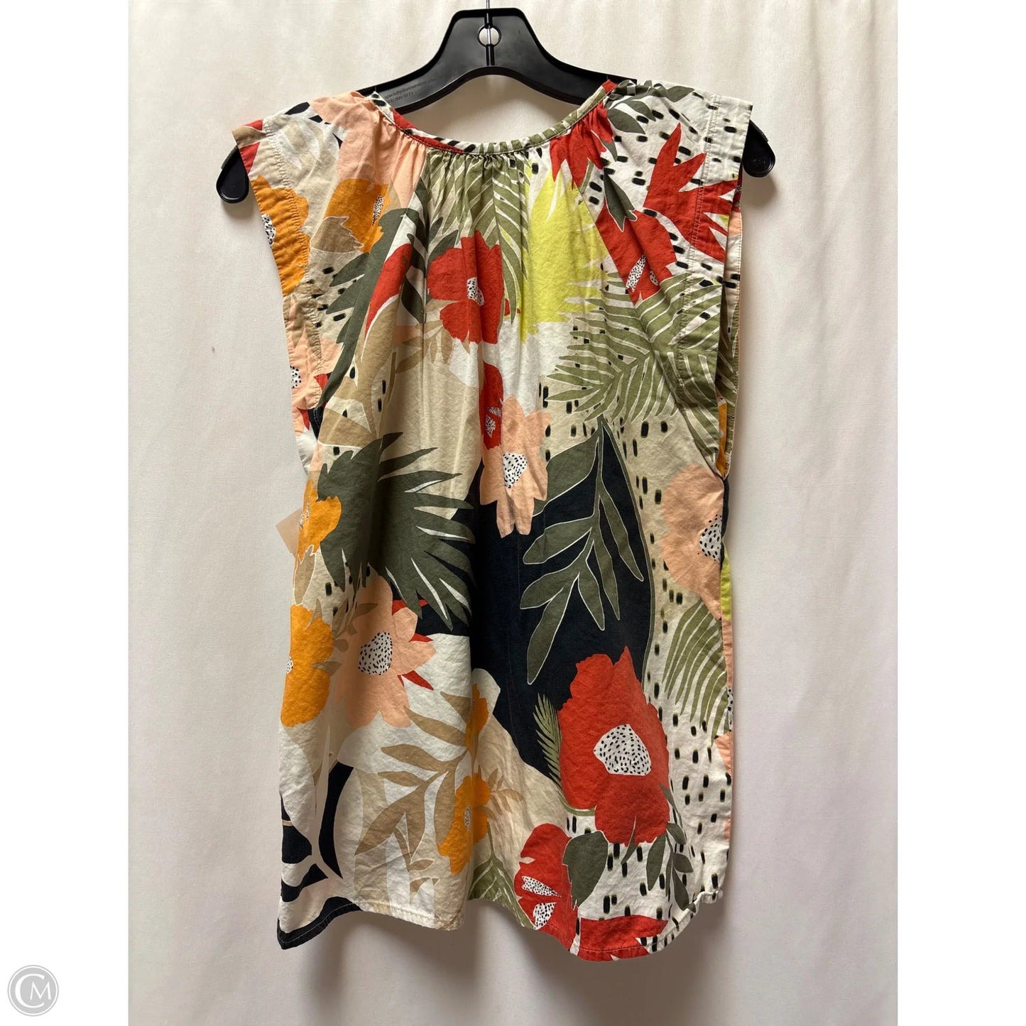 Top Sleeveless By Loft In Orange, Size: Xs