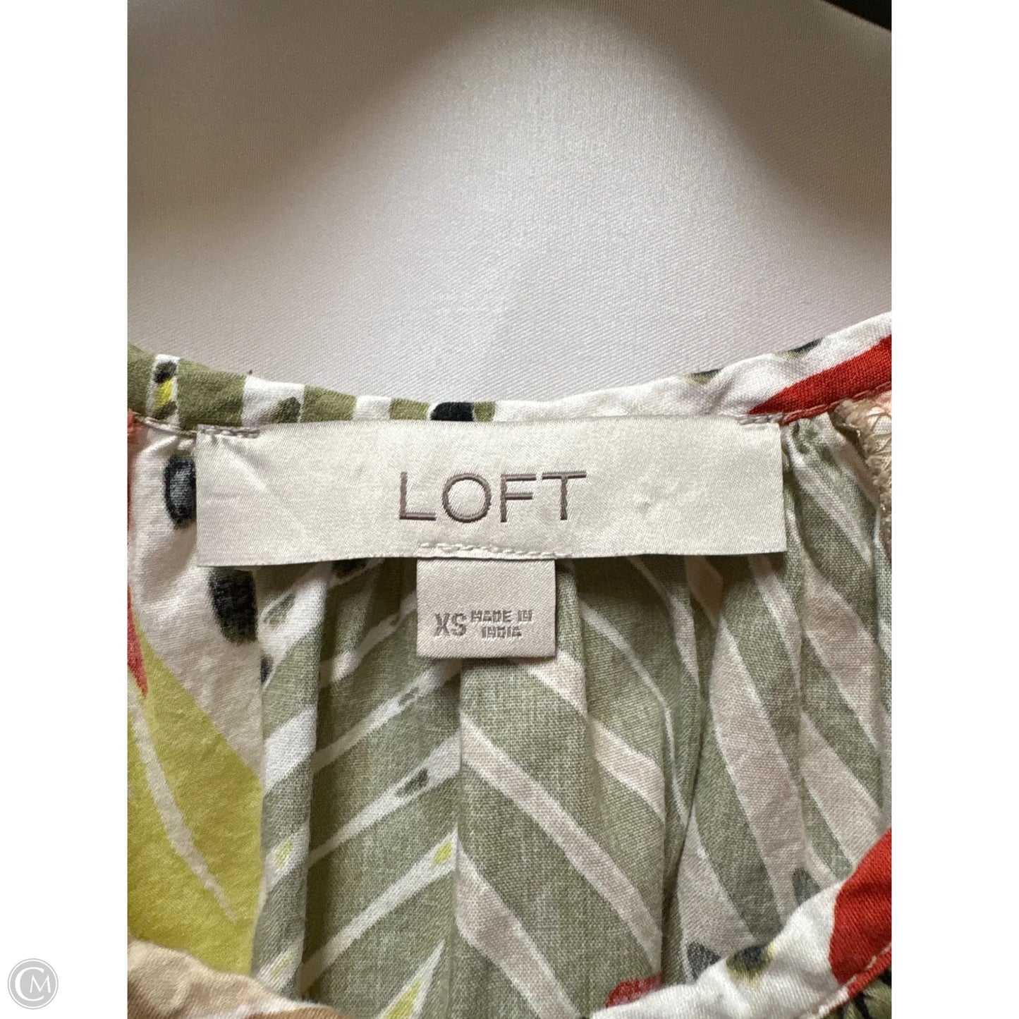 Top Sleeveless By Loft In Orange, Size: Xs