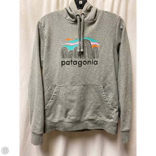 Sweatshirt Hoodie By Patagonia In Grey, Size: S