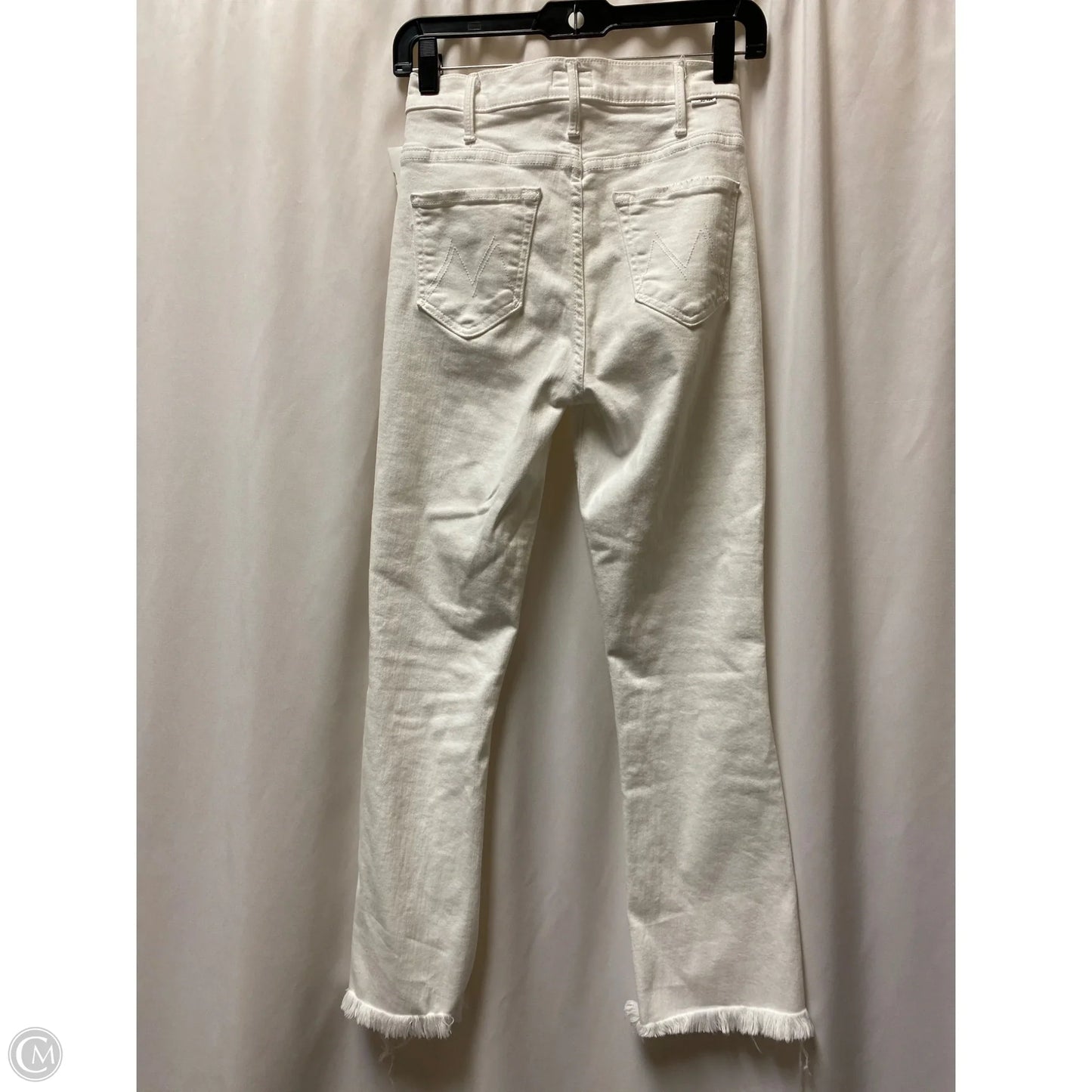 Jeans Skinny By Mother In White, Size: 2