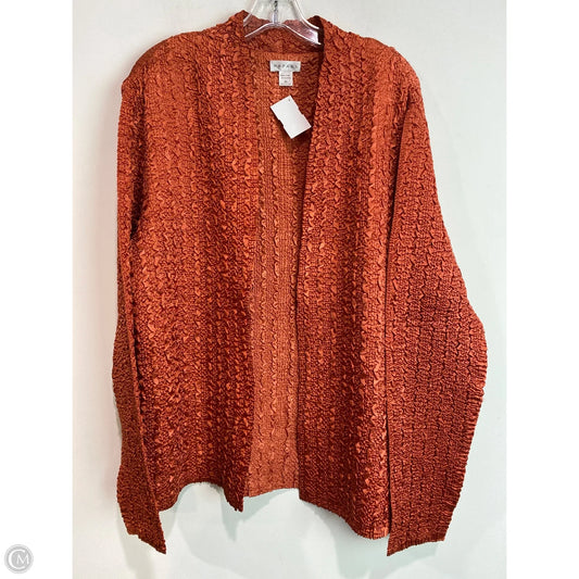 Blazer By Clothes Mentor In Orange, Size: Xl