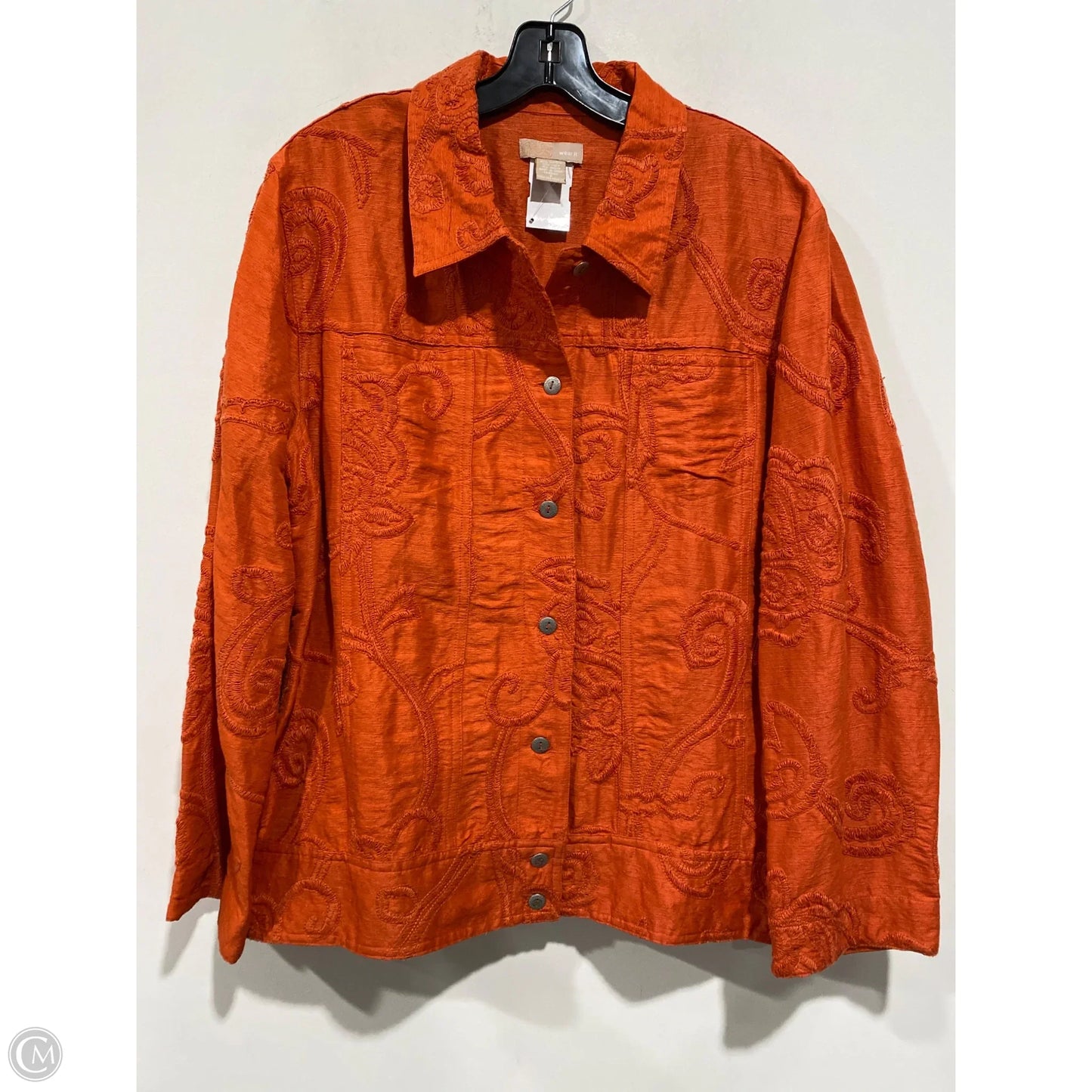 Jacket Other By Clothes Mentor In Orange, Size: Xl