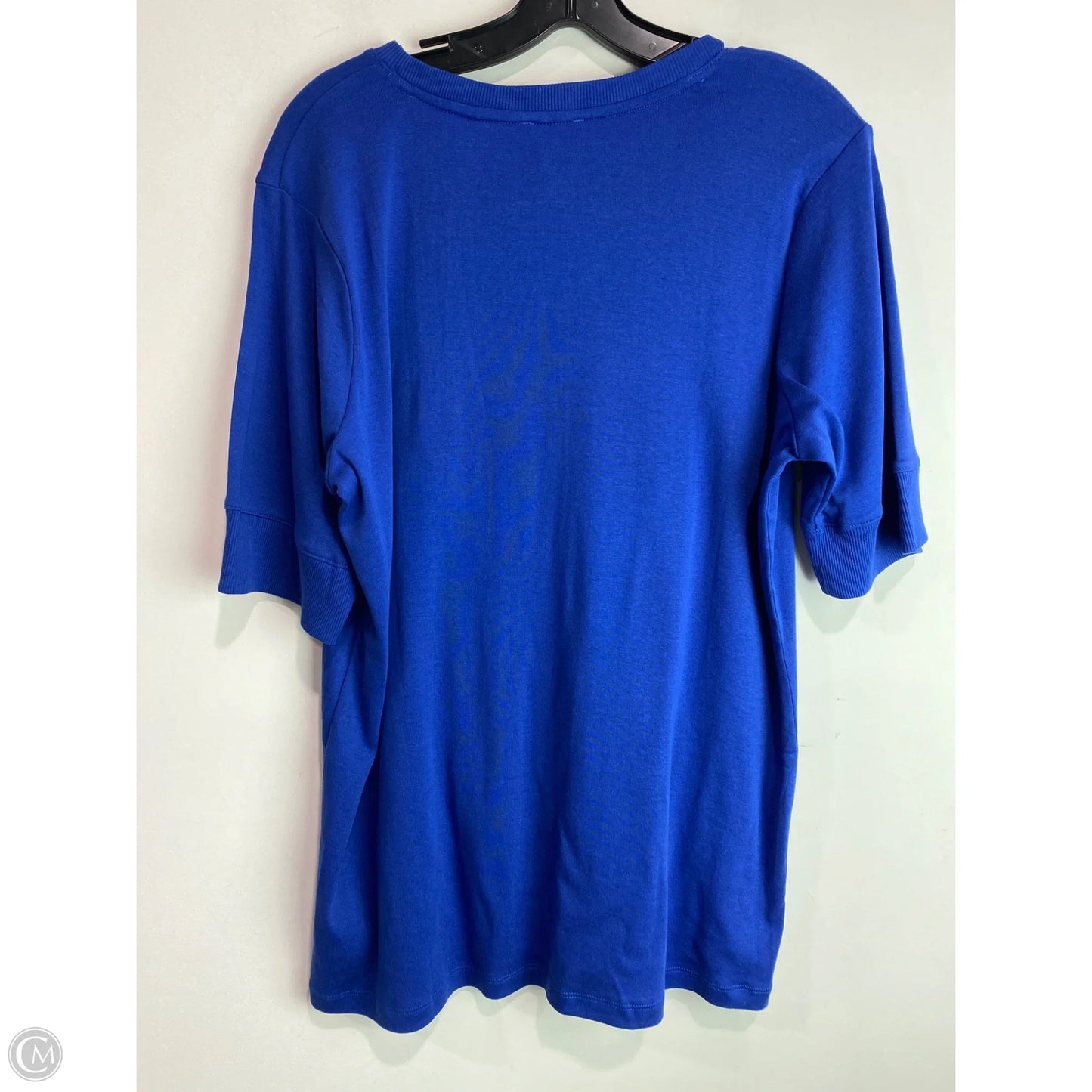 Top Short Sleeve By Jones New York In Blue, Size: 1x