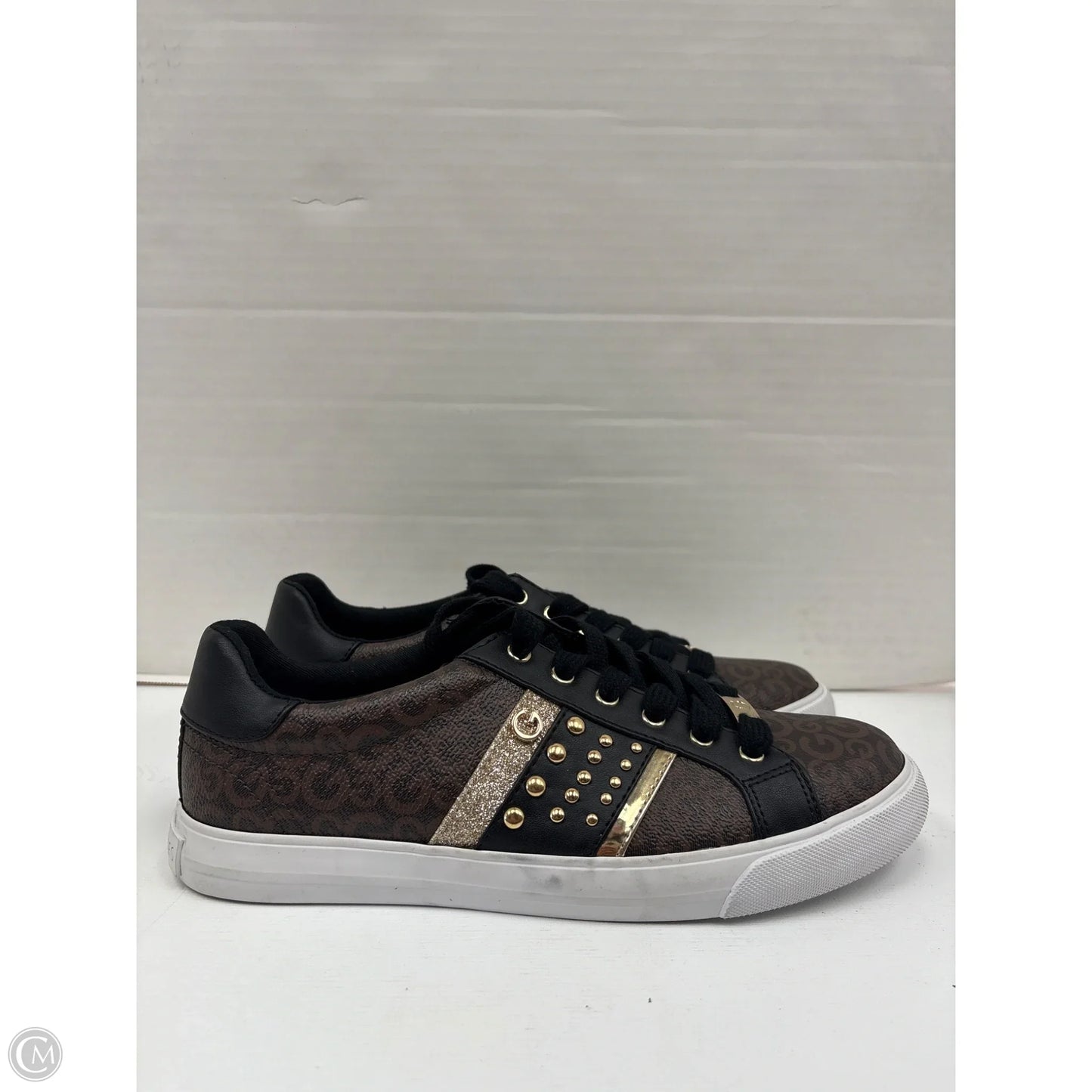 Sandals Heels Block By Comfort Casual In Brown, Size: 10