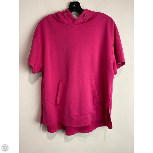 Athletic Top Short Sleeve By Avia In Pink, Size: M