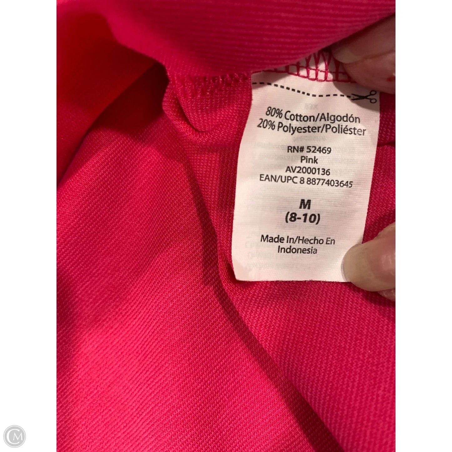 Athletic Top Short Sleeve By Avia In Pink, Size: M