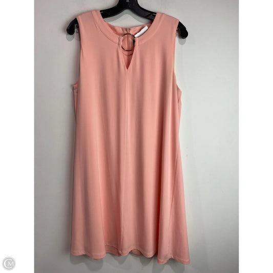 Dress Casual Midi By Ivanka Trump In Peach, Size: L