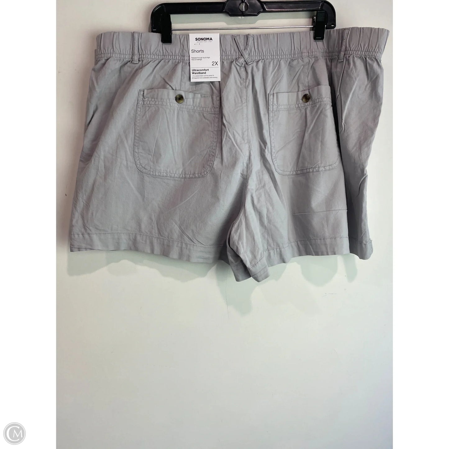 Shorts By Sonoma In Grey, Size: 2x