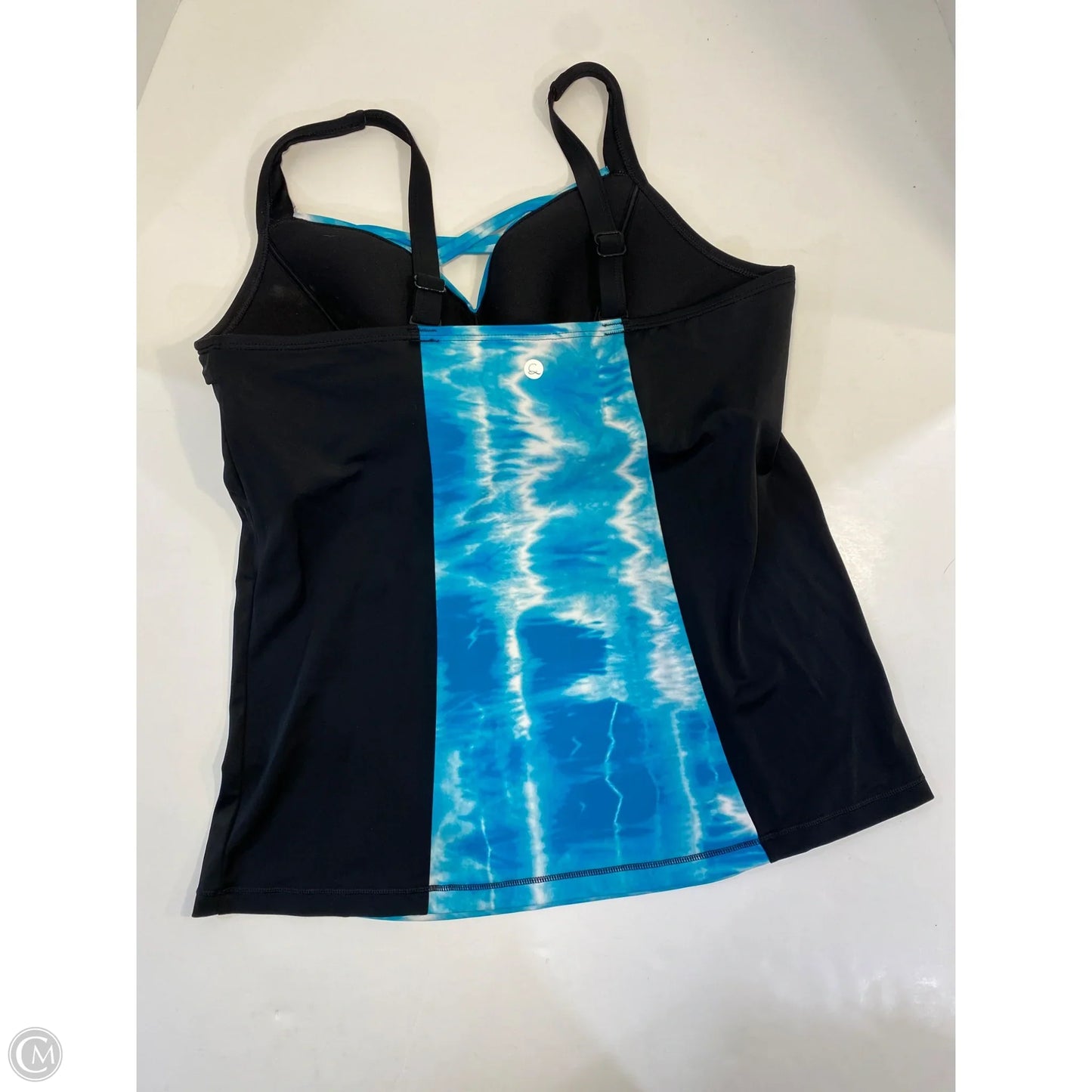 Swimsuit Top By Cache In Blue, Size: 18