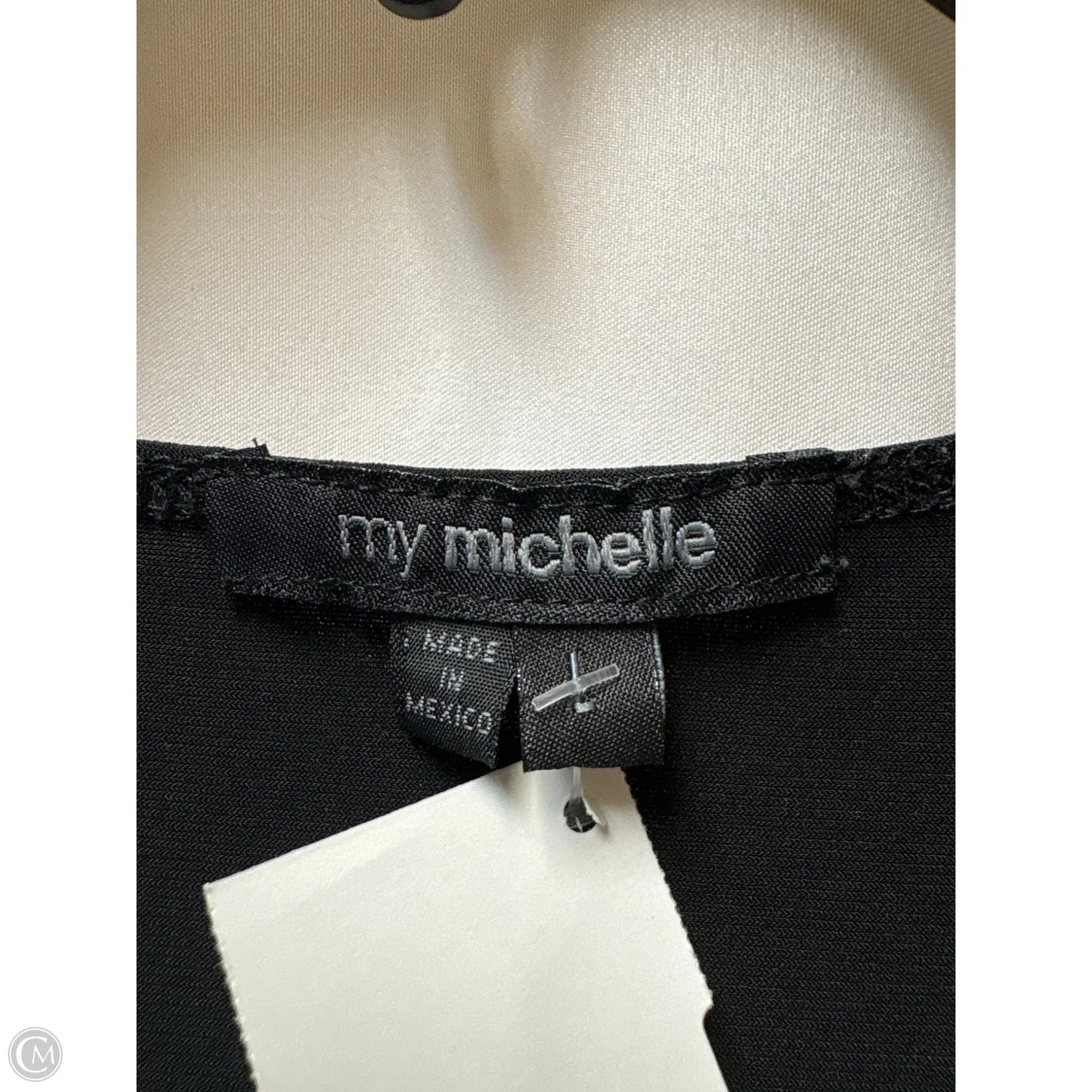 Top Short Sleeve By My Michele In Black, Size: L