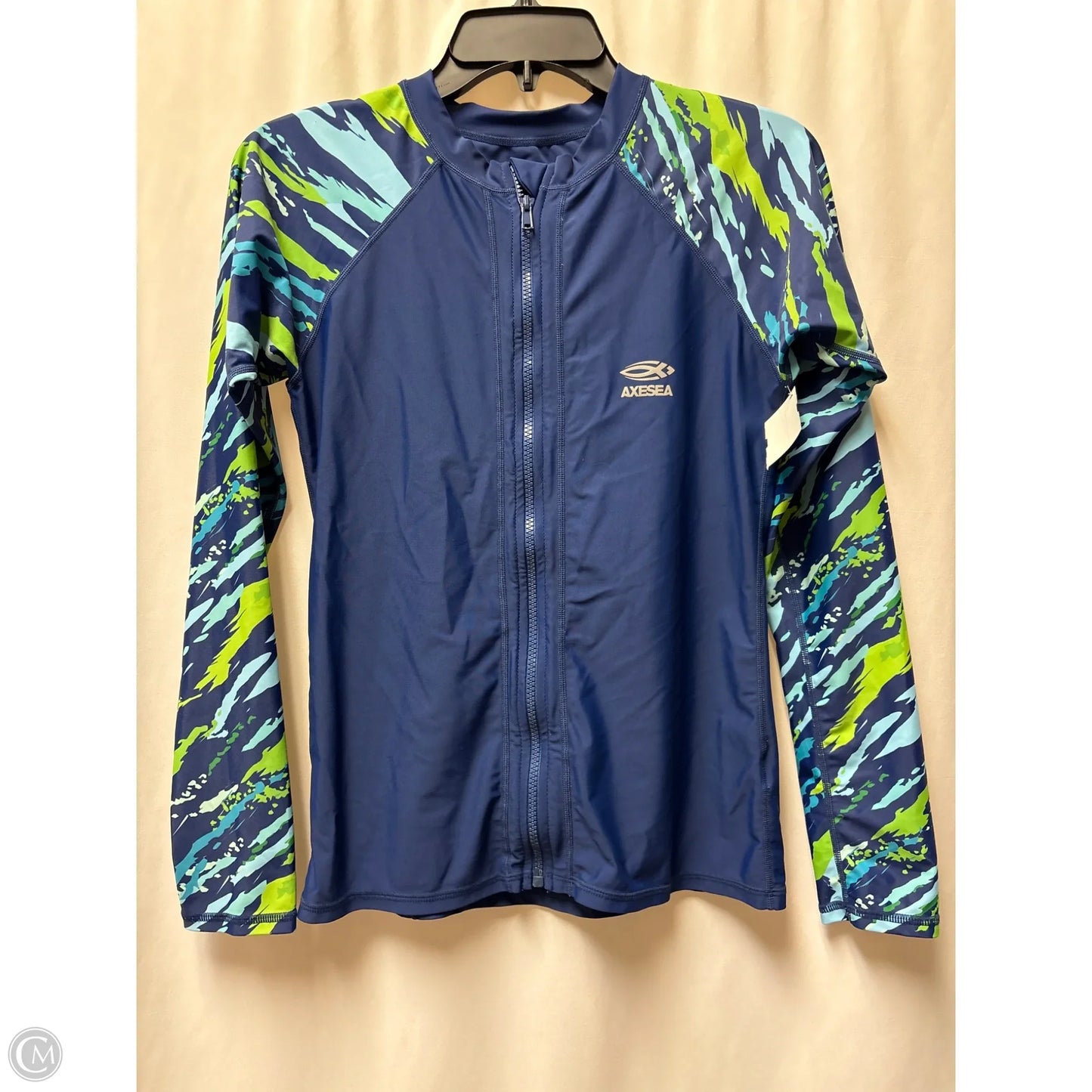 Swimsuit Top By Clothes Mentor In Navy, Size: M