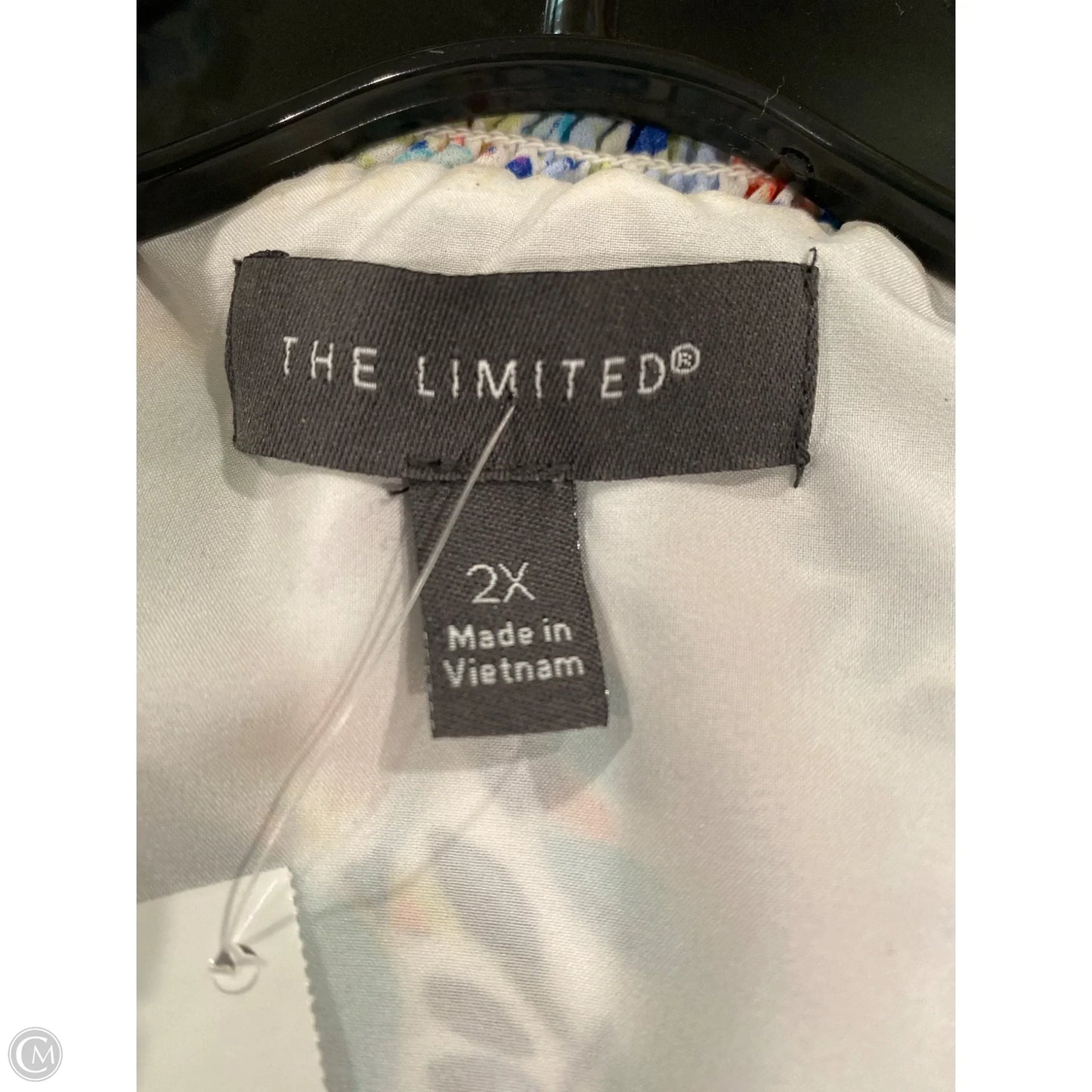 Top Sleeveless By Limited In Multi-colored, Size: 2x