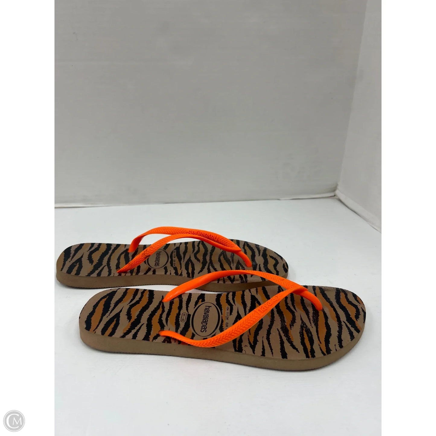 Sandals Flip Flops By Havaianas In Animal Print, Size: 11