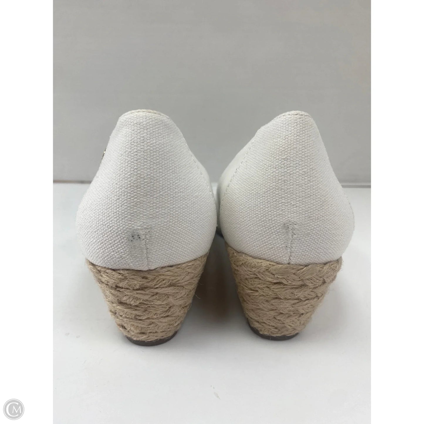 Shoes Heels Block By Clothes Mentor In White, Size: 8
