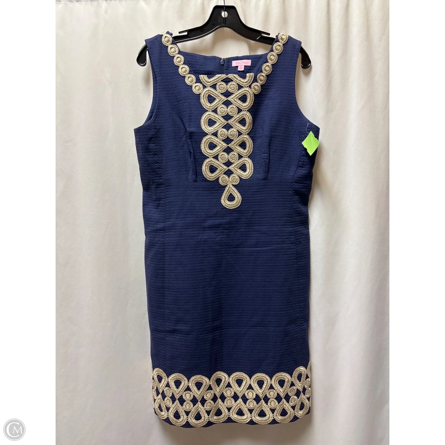 Dress Designer By Lilly Pulitzer In Navy, Size: L