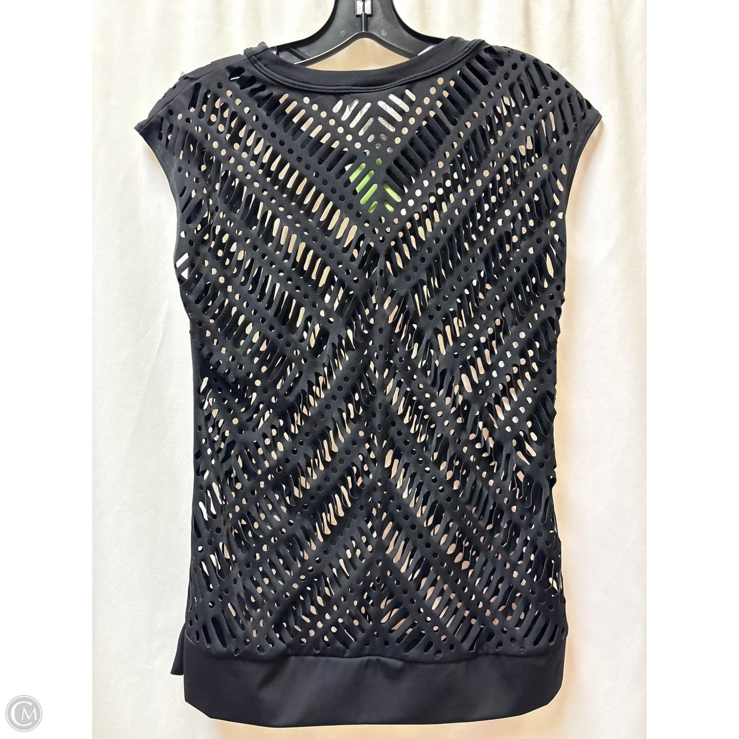 Swimsuit Top By Dkny In Black, Size: M