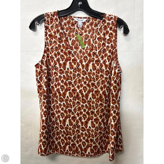 Top Sleeveless By Nine West In Brown, Size: M