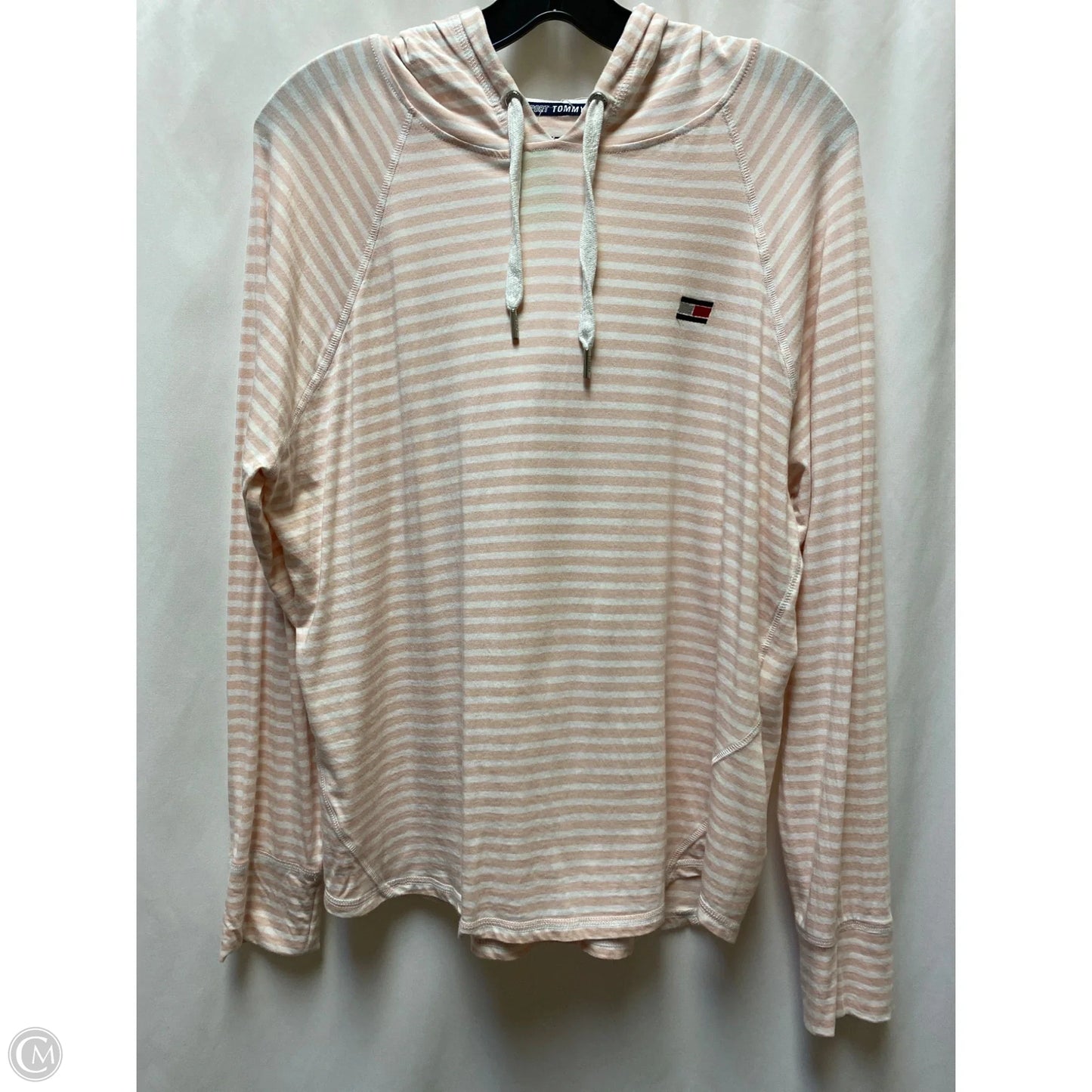 Top Long Sleeve By Tommy Hilfiger In Peach, Size: L