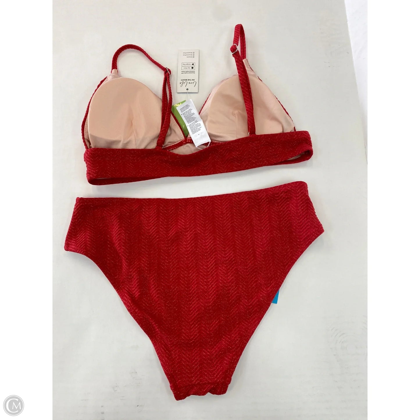 Swimsuit 2pc By Cupshe In Red, Size: L
