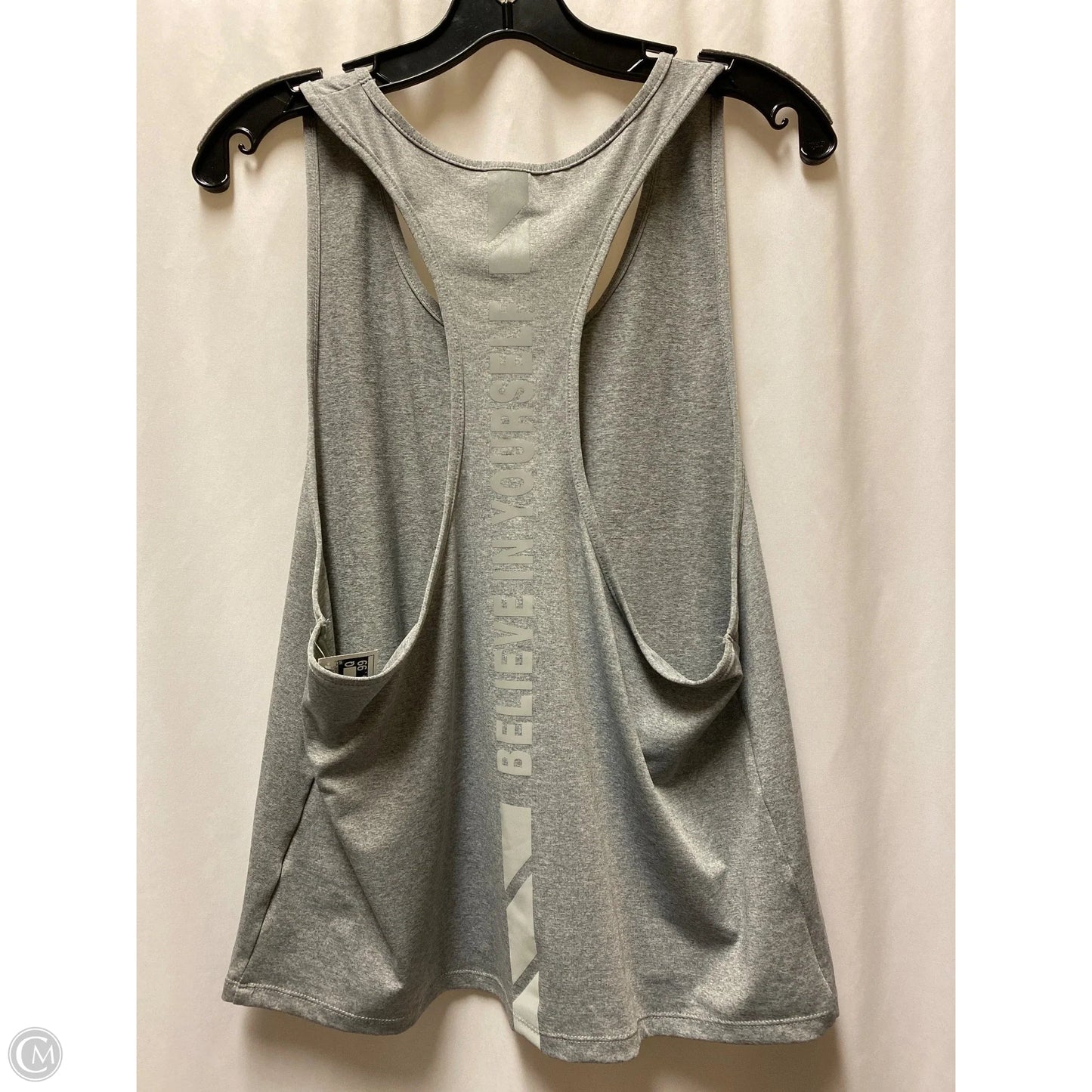 Athletic Tank Top By Shein In Grey, Size: L