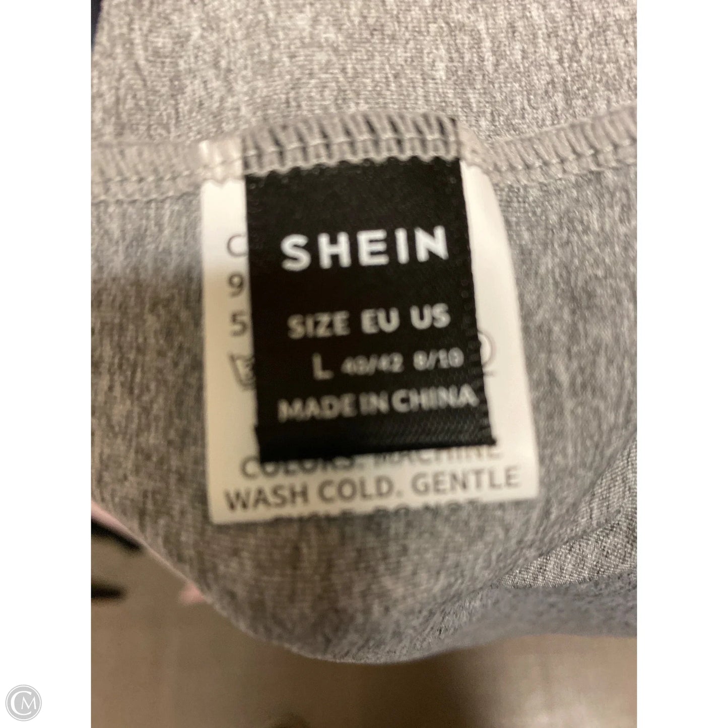 Athletic Tank Top By Shein In Grey, Size: L