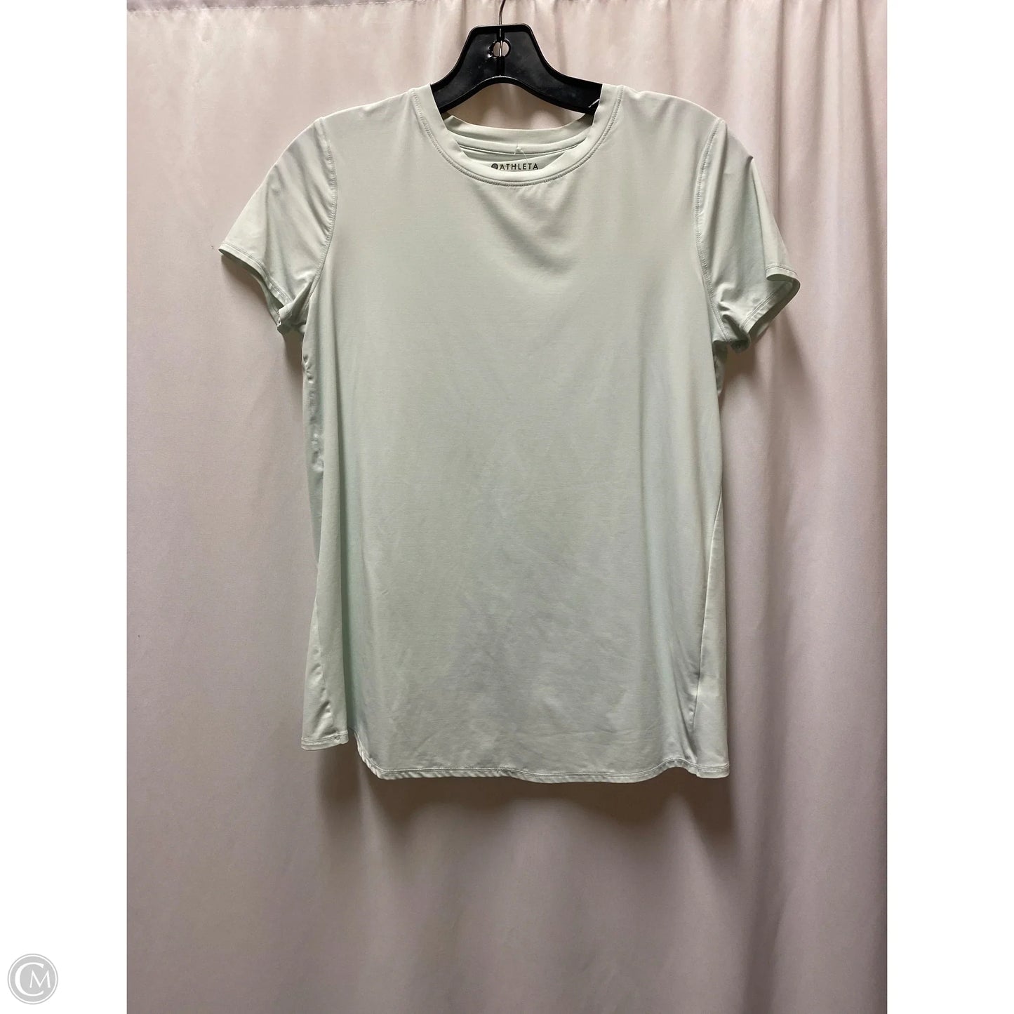 Athletic Top Short Sleeve By Athleta In Green, Size: Xs