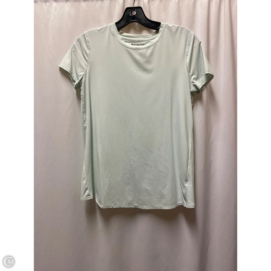 Athletic Top Short Sleeve By Athleta In Green, Size: Xs