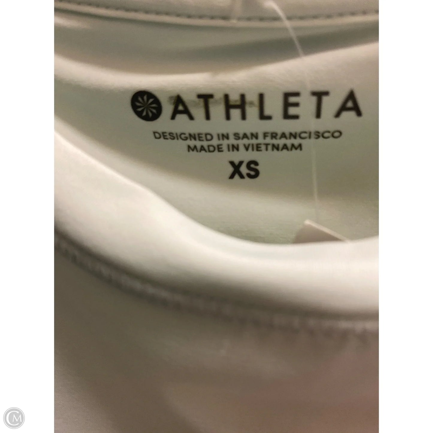 Athletic Top Short Sleeve By Athleta In Green, Size: Xs