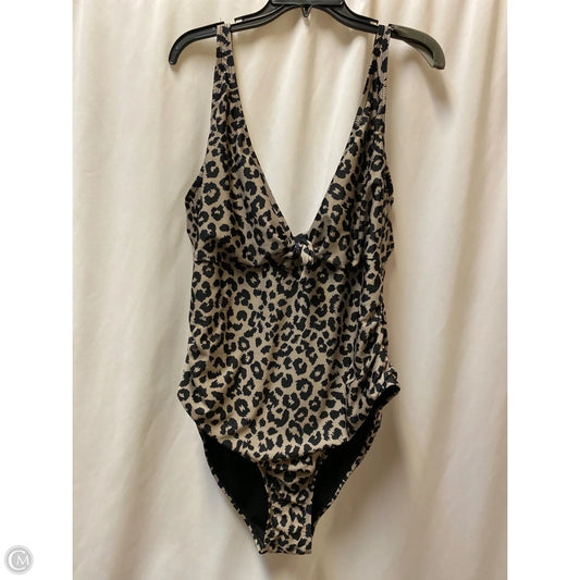 Swimsuit By Nicole By Nicole Miller In Animal Print, Size: 3x