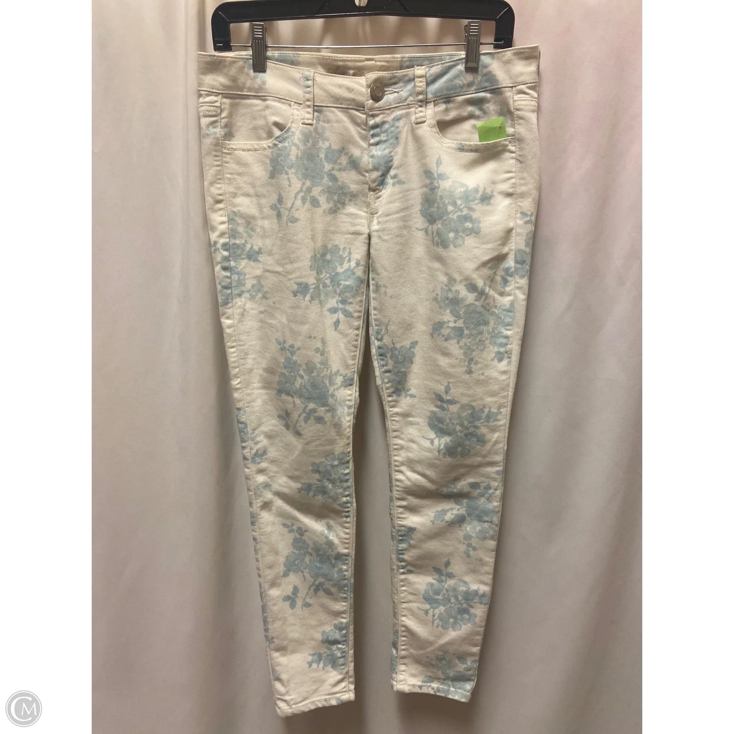 Jeans Skinny By American Eagle In White, Size: 6