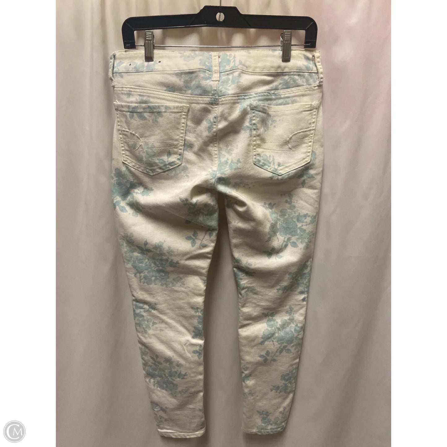 Jeans Skinny By American Eagle In White, Size: 6