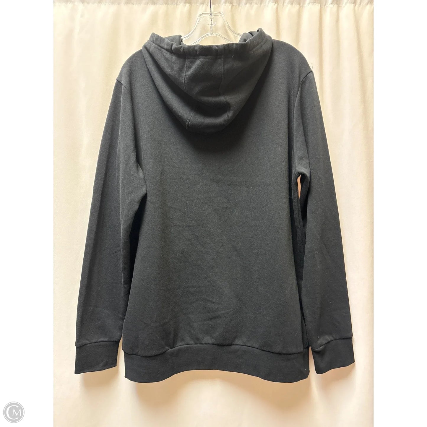 Sweatshirt Hoodie By Adidas In Black, Size: 1x