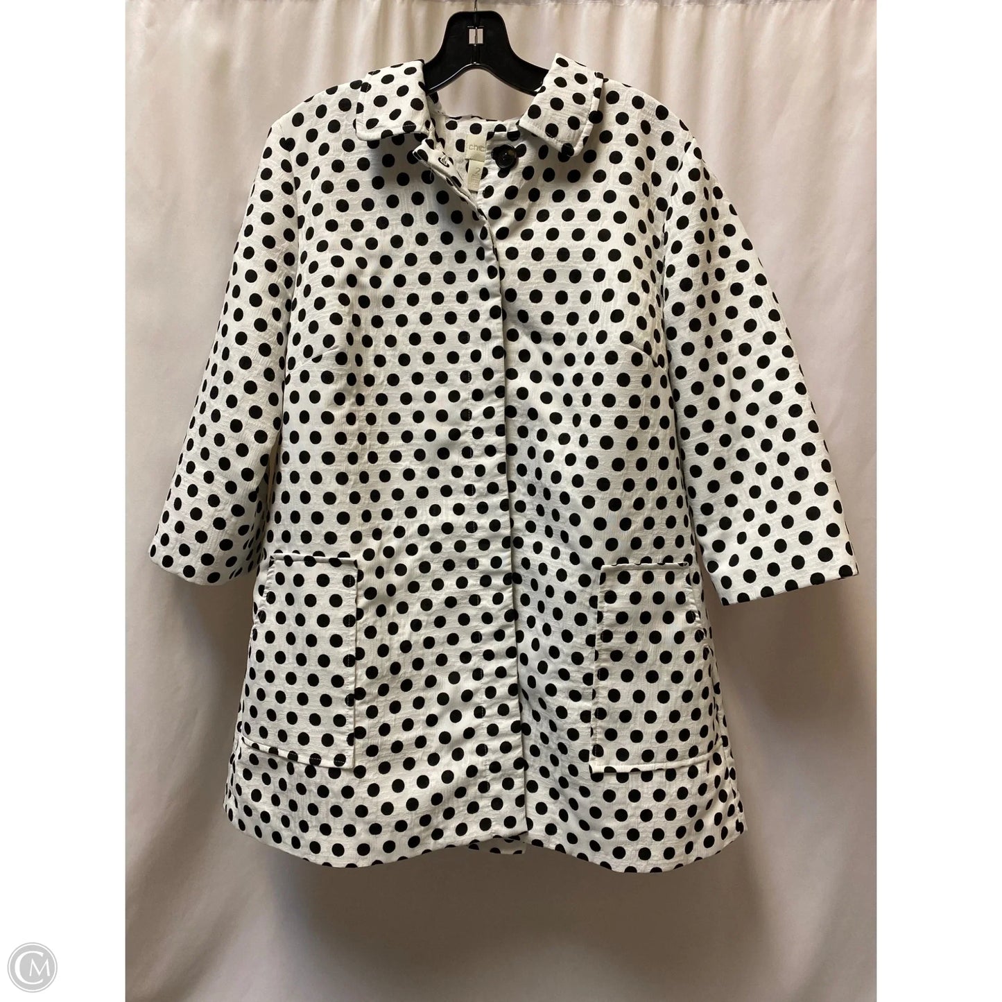 Coat Other By Chicos In White, Size: L