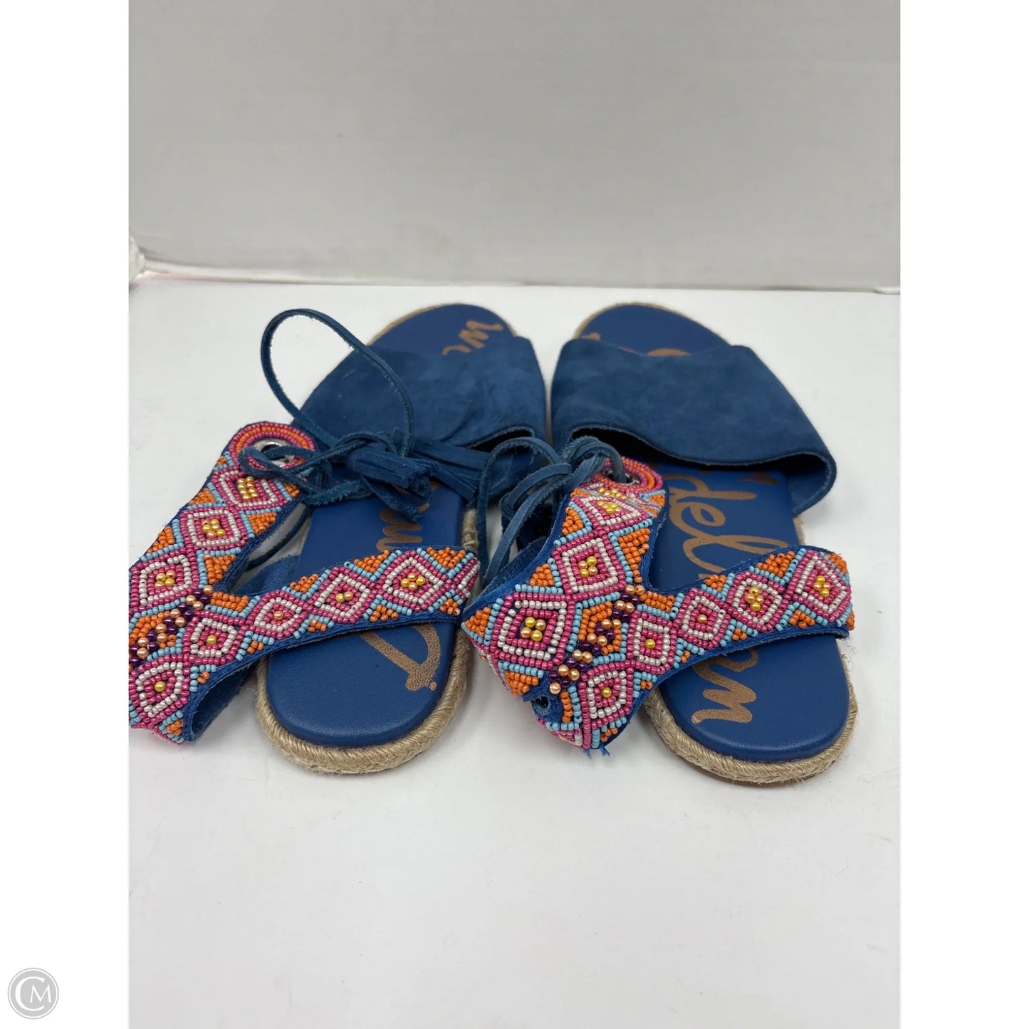 Sandals Flats By Sam Edelman In Blue, Size: 8