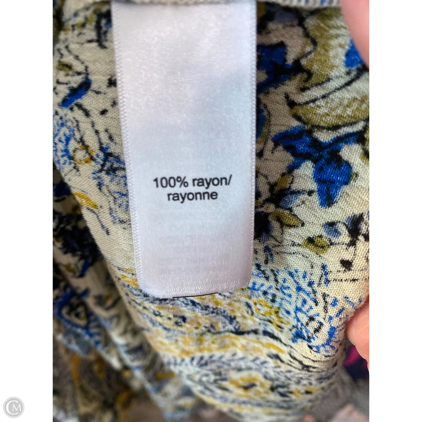 Top Short Sleeve By Maurices In Yellow, Size: M