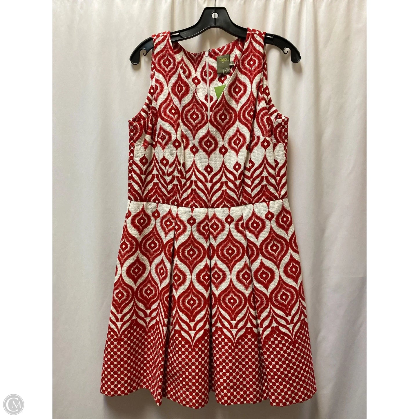Dress Casual Midi By Taylor In Red, Size: M