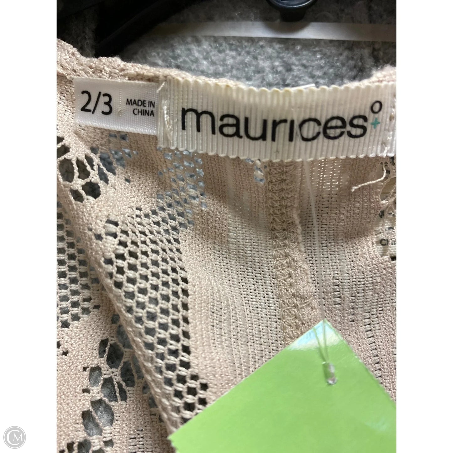 Cardigan By Maurices In Tan, Size: 2x