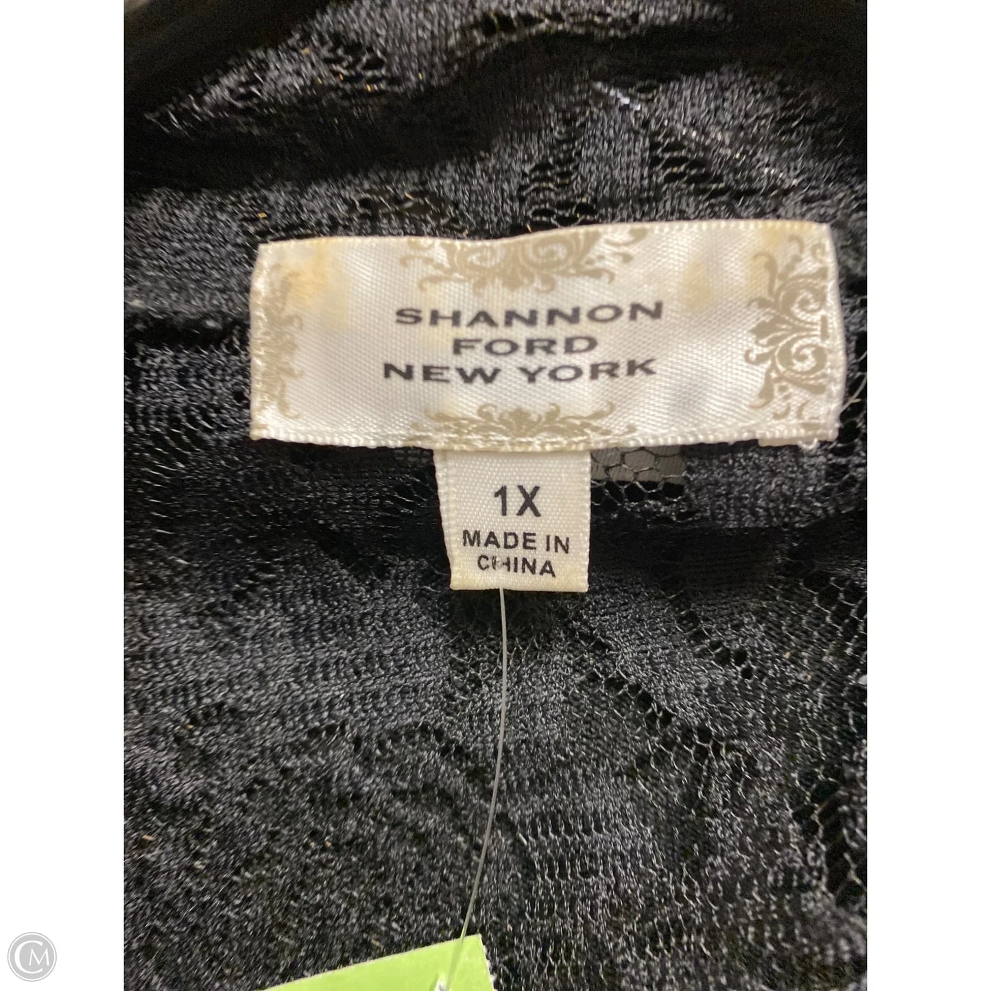 Cardigan By Clothes Mentor In Black, Size: 1x