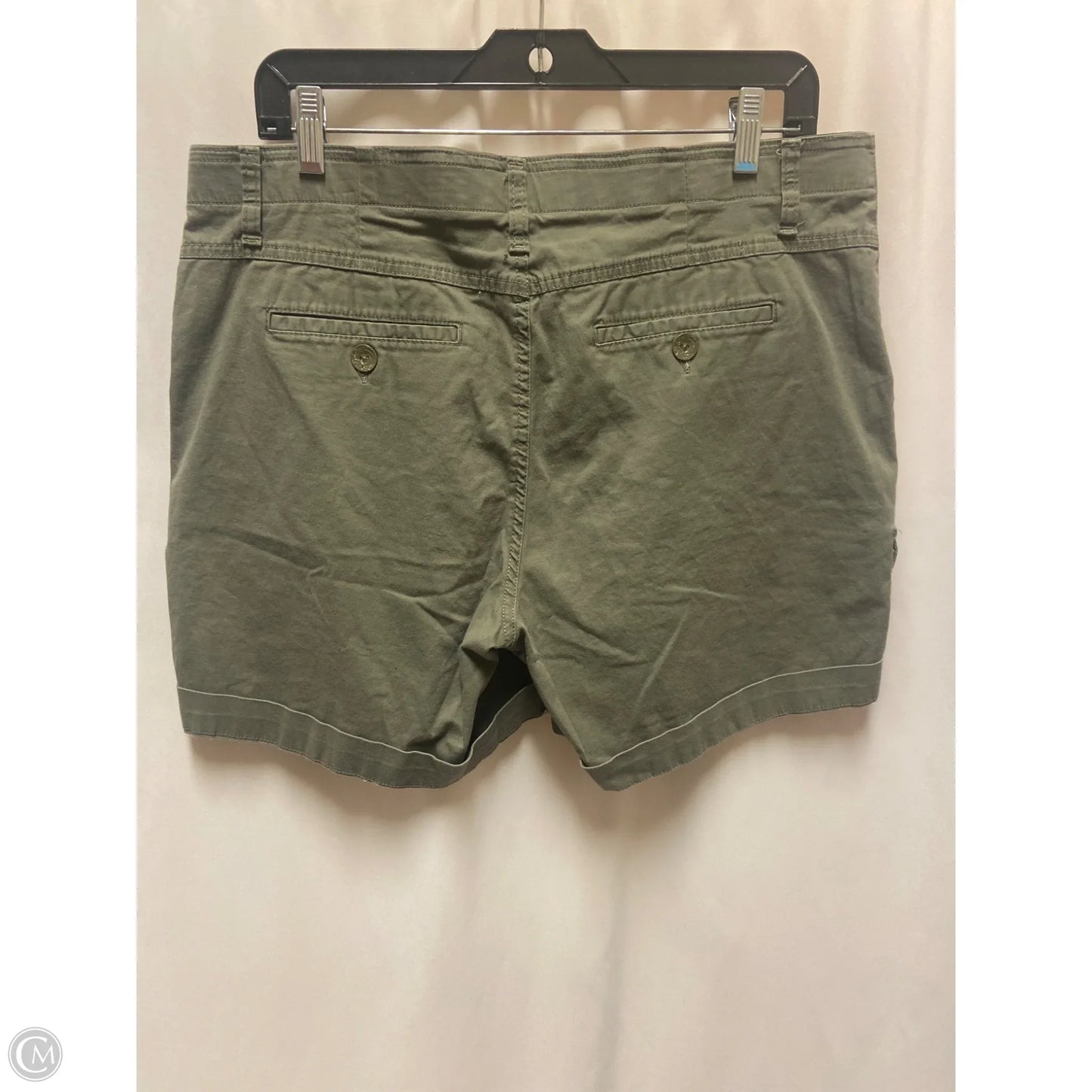 Shorts By Gloria Vanderbilt In Green, Size: 14