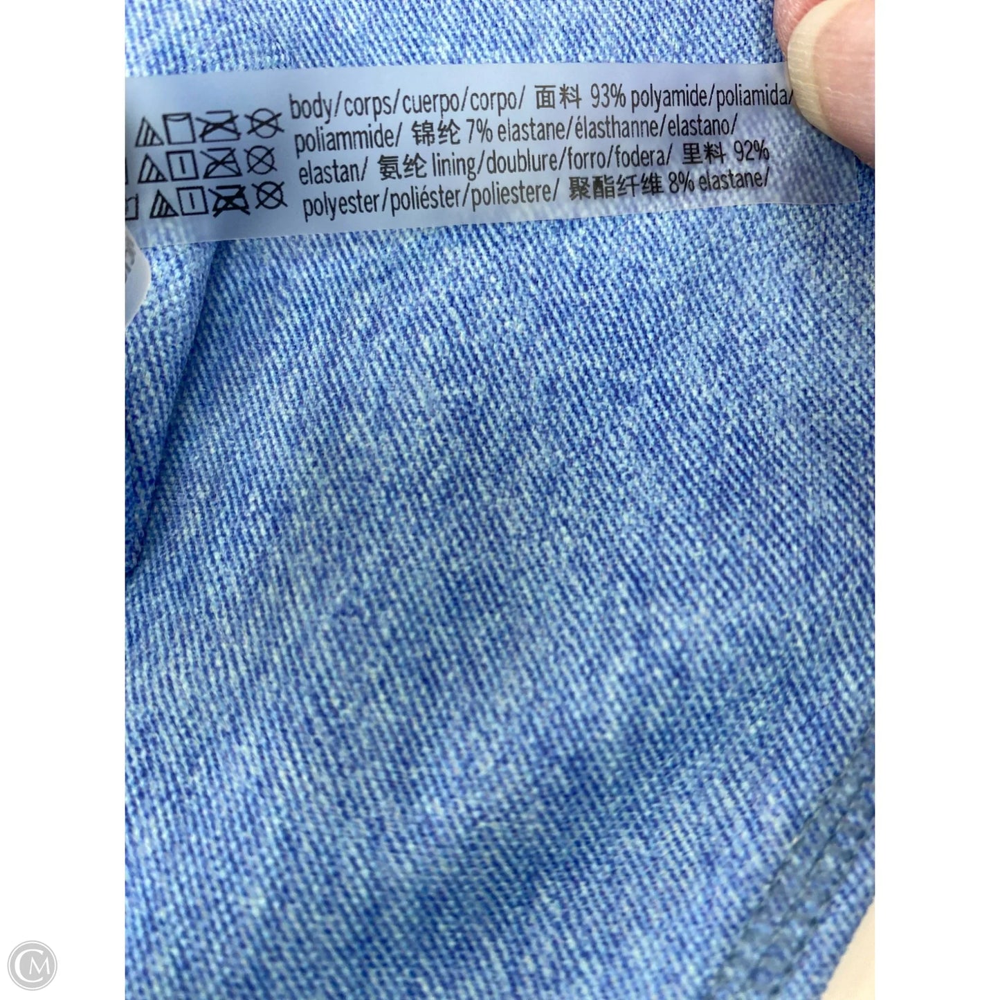 Swimsuit 2pc By Pink In Blue, Size: L