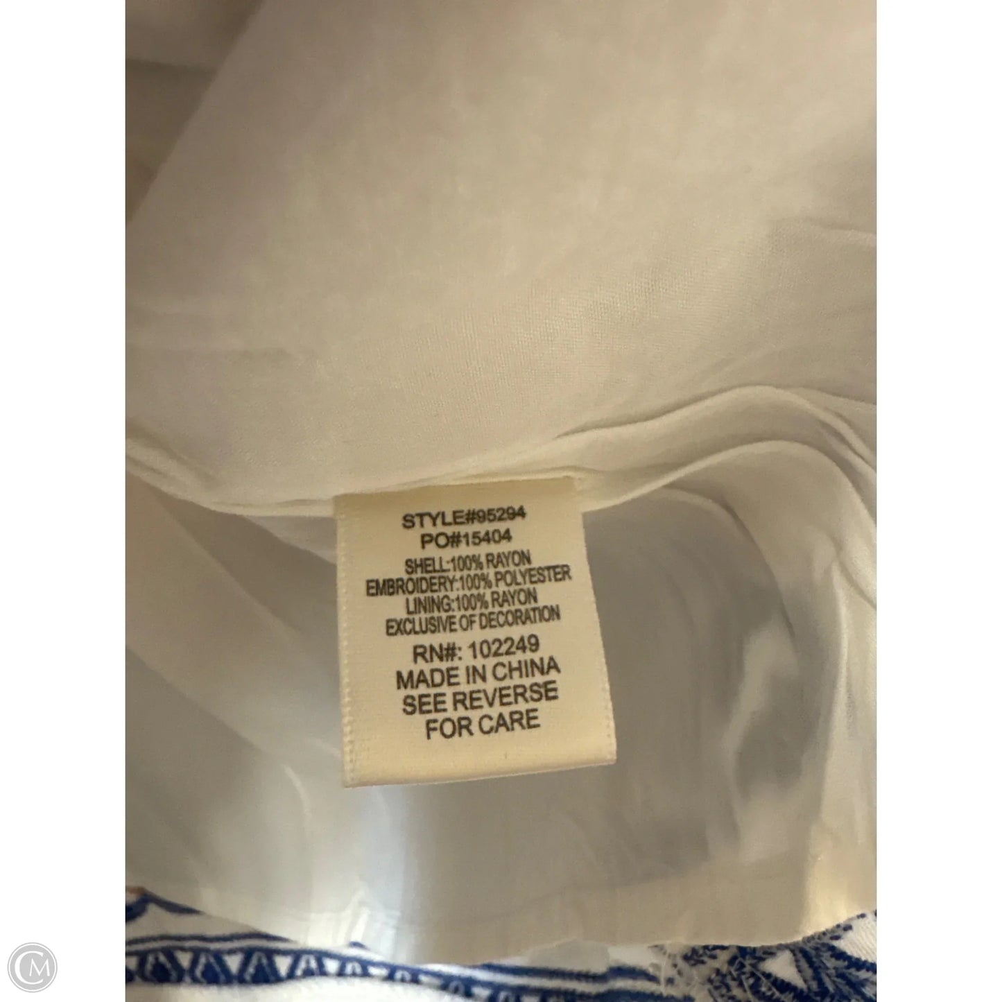 Dress Casual Midi By Skies Are Blue In White, Size: L